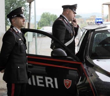Un controllo dei carabinieri 