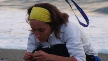<b>IN GARA </b>Chiara Pardini in spiaggia e sul podio di Lavagna