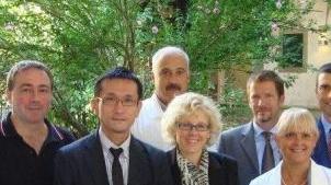 Aoki coi dirigenti dell’Asl