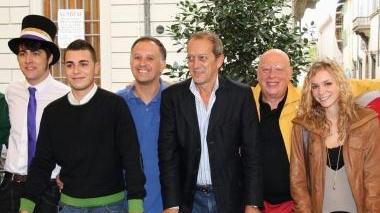 I goliardi alla presentazione della Carrettolata