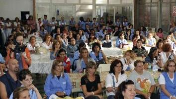 <b>EX MABRO. </b>Le operaie riunite in assemblea