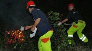 Protezione civile al lavoro