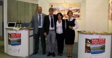 Lo stand Di Gianni alla fiera Dimensione 2000, in Lussemburgo 