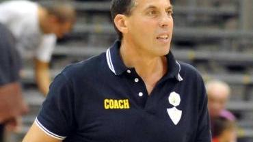 Marco Mori, allenatore del Basket Golfo Solbat