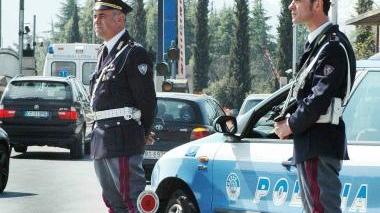Un controllo della Polstrada