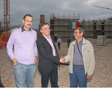 Il presidente in visita alle Fornaci