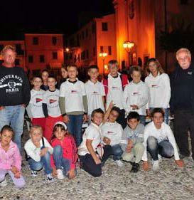 I ragazzi della squadra agonistica Circolo velico Marciana Marina 