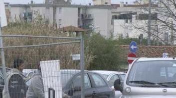 Un parcheggio nei pressi dell’ospedale di Cisanello