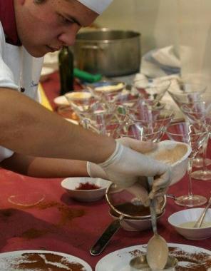 Un giovane cuoco impegnato a Boccaccesca 