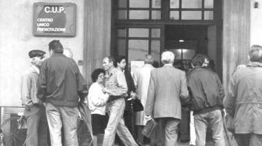 L’ingresso per la cassa dell’Asl
