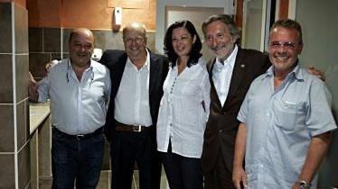 L’inaugurazione dei bagni