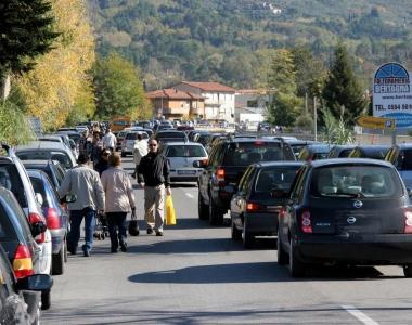 <b>TRAFFICO. </b>Auto in transito      