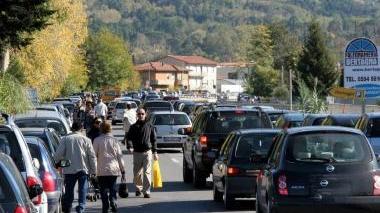 <b>TRAFFICO. </b>Auto in transito