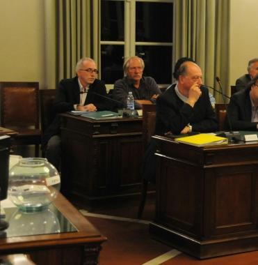 Sichi (Rc) e Tambellini in consiglio comunale (foto Vip)