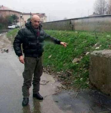 Cesare Micheloni della Lega Nord in una recente denuncia sui problemi di Avenza 