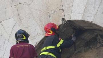 L’intervento dei vigili del fuoco