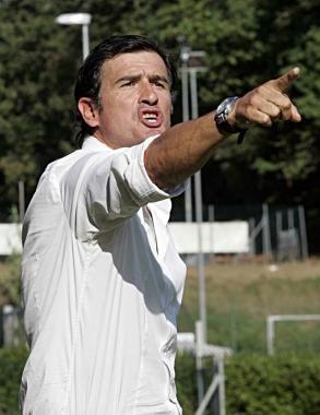 Il mister della Lampo Andrea Petroni 