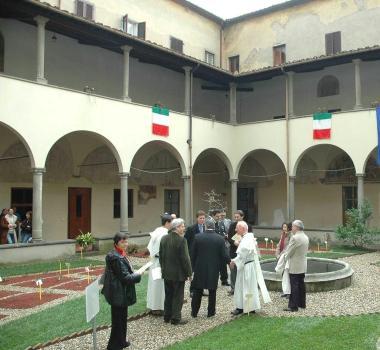 Il chiostro del convento di San Domenico 