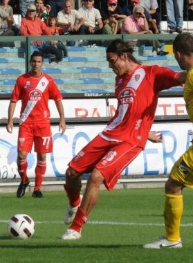 <b>A BERSAGLIO.</b> Il gol del 2-0 segnato da Turati al 18 della ripresa 