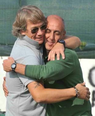 <b>AMICI.</b> Seghi e Agostiniani, un abbraccio sincero 