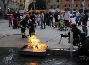 I bambini pompieri per un giorno