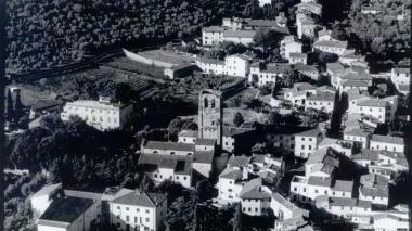 Una veduta di Calci dall’alto