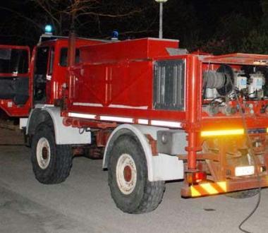 Un intervento dei vigili del fuoco 