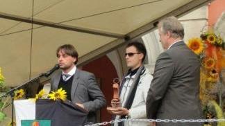 Il sindaco Giulio Mangani alla festa in Germania