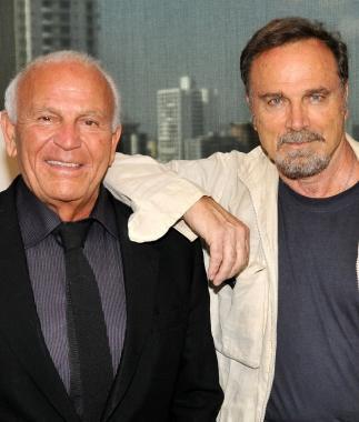Il regista Enzo Castellari (a sinistra) con Franco Nero  