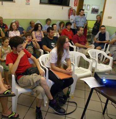 Una delle riunioni del Comitato 