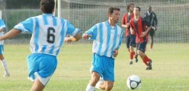 Daniele Petricci con la palla 
