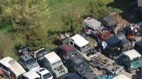 Ecco a destra una delle foto scattate dall’alto