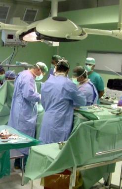 Una sala operatoria Sopra la Tac