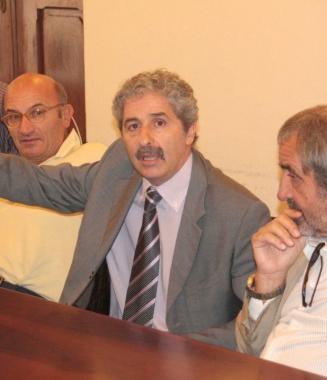 Pardini (Cisl) in mezzo a Ciacchini e Tamburini    