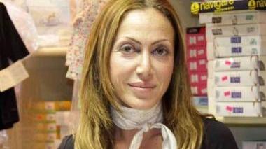 Alessandra Caffaz nel suo negozio