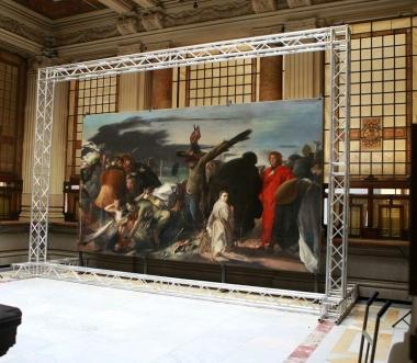 Il quadro Vita nellex sala delle poste  