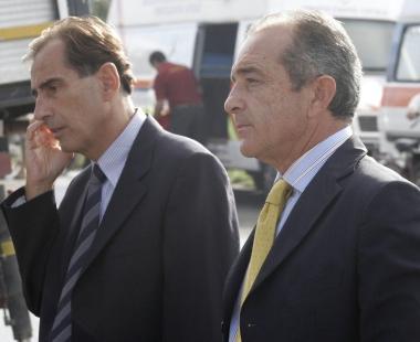 Il comandante della Polizia Municipale Pasquinelli e lassessore Aldo Milone 