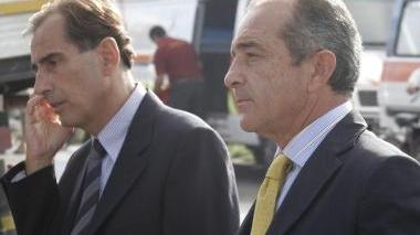 Il comandante della Polizia Municipale Pasquinelli e l’assessore Aldo Milone