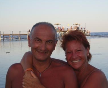  Luca Palla e Catia Bandoni hanno festeggiato le nozze d'argento.