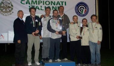 I tiratori lucchesi che hanno vinto le medaglie   