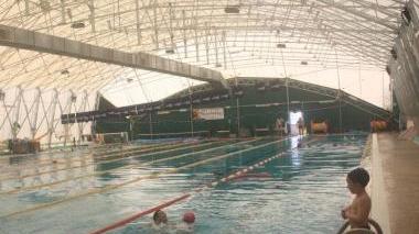 <b>CAMPONE.</b> La piscina comunale