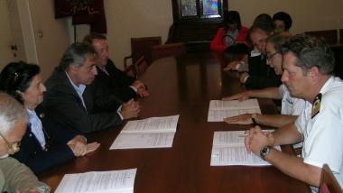In municipio la firma dellatto di consegna della Dogana dAcqua 