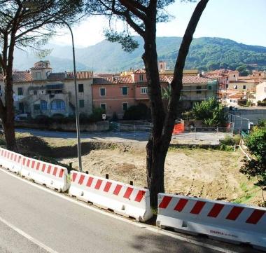Larea per il parcheggio 
