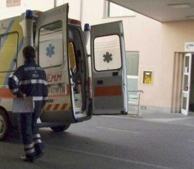 Unambulanza al pronto soccorso 