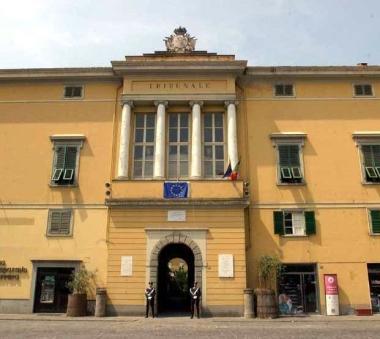 Il palazzo del tribunale di Pontremoli             