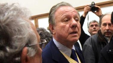 Altero Matteoli in una delle sue frequenti visite a Livorno