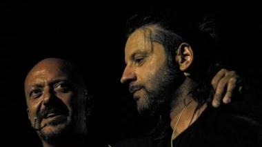 I doppiatori Pedicini e Iansante