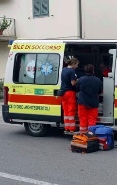 &Egrave; intervenuta lambulanza della Croce dOro 