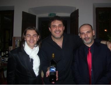 Daniele Babbini, lo chef Paolo Rigamonti e il manager Stefano Sturlese   