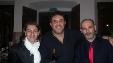Daniele Babbini, lo chef Paolo Rigamonti e il manager Stefano Sturlese